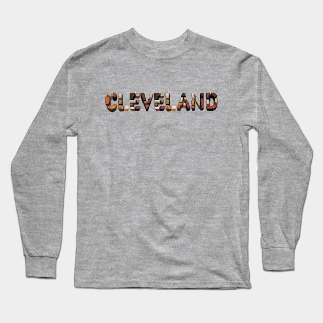 Cleveland Browns Long Sleeve T-Shirt by JuliaCoffin